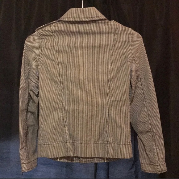 NEW Nili Lotan Striped Biker Jacket - Picture 8 of 8